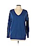 Max Studio 100% Cashmere Blue Cashmere Pullover Sweater Size M - photo 1