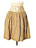 Lauren Moffatt 100% Linen Tan Casual Skirt Size 8 - photo 1