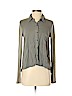 Splendid 100% Rayon Green Long Sleeve Button-Down Shirt Size XS - photo 1