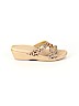 Crocs Animal Print Tan Sandals Size 7 - photo 1