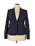 Banana Republic Blue Wool Blazer Size 18 - photo 1