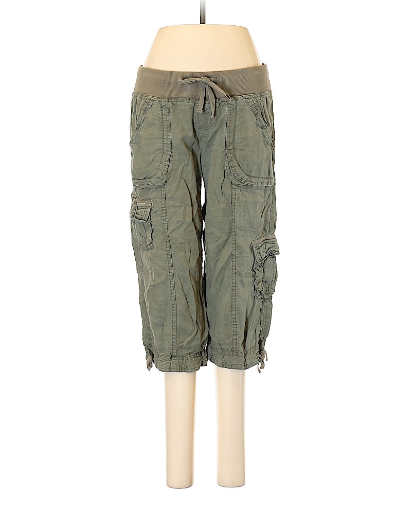 No Boundaries Solid Green Cargo Pants Size 9 79 off thredUP