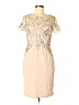 MARCHESA notte Ivory Cocktail Dress Size 6 - photo 1