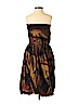 Emilio Pucci 100% Silk Brown Cocktail Dress Size 6 - photo 2