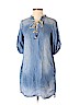 Cloth & Stone 100% Tencel Lyocell Blue Casual Dress Size XS (petite) - photo 1