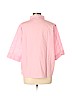 Assorted Brands Pink 3/4 Sleeve Button-Down Shirt Size L (petite) - photo 2
