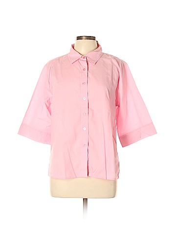 Assorted Brands 3/4 Sleeve Button-Down Shirt (view 1)