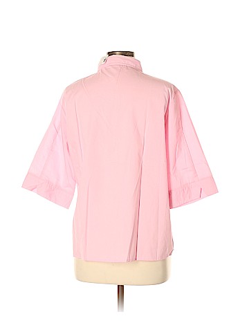Assorted Brands 3/4 Sleeve Button-Down Shirt (view 2)