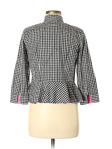 Lauren by Ralph Lauren 3/4 Sleeve Button-Down Shirt (view 2)