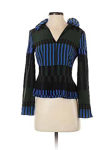 MARNI Long Sleeve Silk Top (view 1)