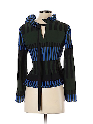 MARNI Long Sleeve Silk Top (view 2)