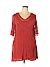 Maurices 100% Rayon Red Casual Dress Size XL - photo 1