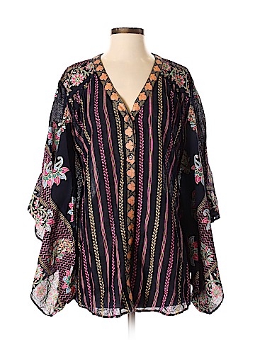 Calypso St. Barth 3/4 Sleeve Blouse (view 1)