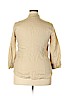 Club Monaco 100% Linen Ivory 3/4 Sleeve Blouse Size 16 - photo 2