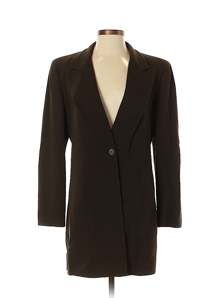 Emporio Armani Brown Wool Blazer Size 44 (IT) - 94% off | thredUP