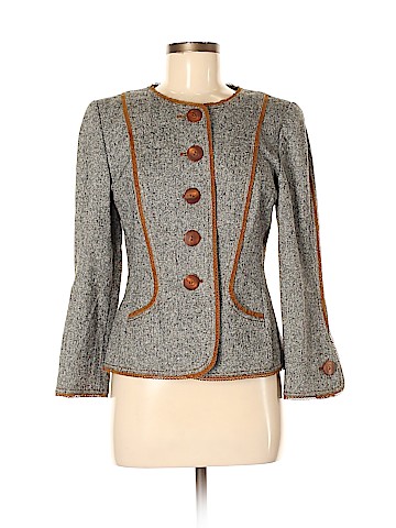 Oscar De La Renta Wool Coat (view 1)