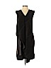Derek Lam 100% Leather Black Casual Dress Size 4 - photo 1