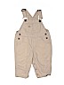 Baby Gap 100% Cotton Solid Tan Overalls Size 6-12 mo - photo 1