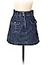 Topshop 100% Cotton Blue Denim Skirt Size 25 waist - photo 1