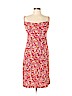 BCBGMAXAZRIA 100% Polyester Red Casual Dress Size L - photo 1