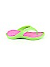 Crocs Solid Green Flip Flops Size 11 (wide) - photo 1