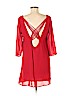 TOBI 100% Polyester Red Casual Dress Size M - photo 2