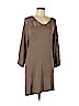 Twelfth Street by Cynthia Vincent Tan Casual Dress Size M - photo 1
