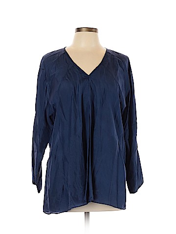 Jigsaw 3/4 Sleeve Silk Top (view 1)