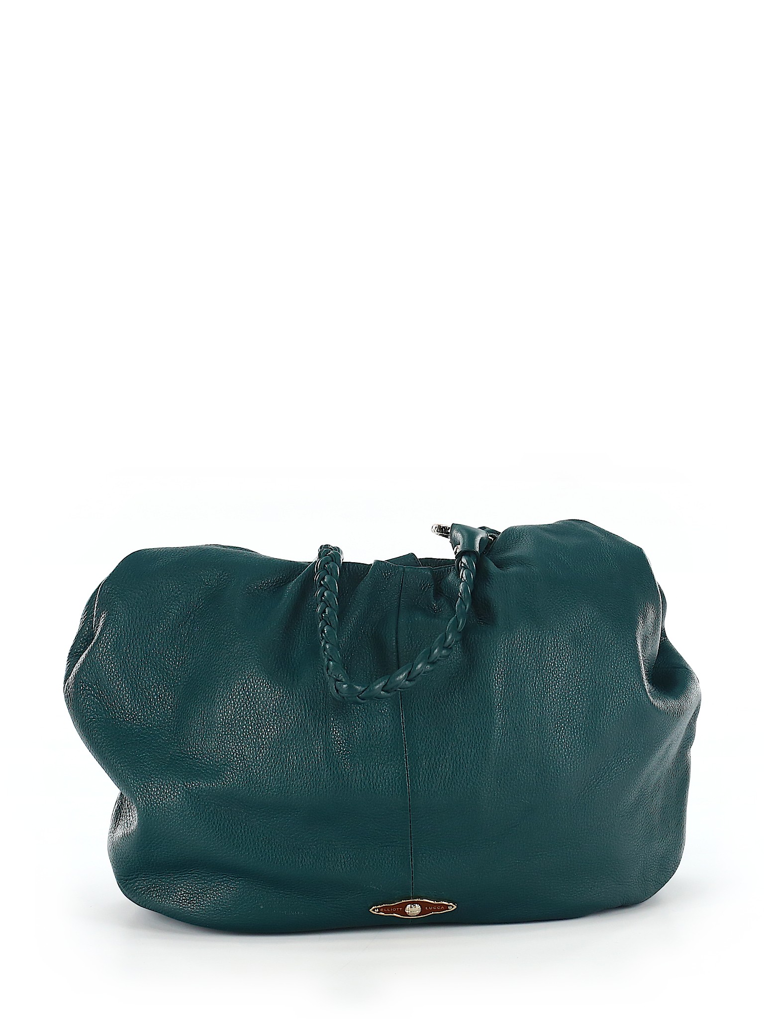 Elliott Lucca 100% Leather Solid Teal Leather Shoulder Bag One Size ...