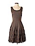 Oscar De La Renta Brown Casual Dress Size 4 - photo 1