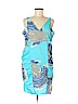 M Missoni 100% Cotton Blue Casual Dress Size 6 - photo 1