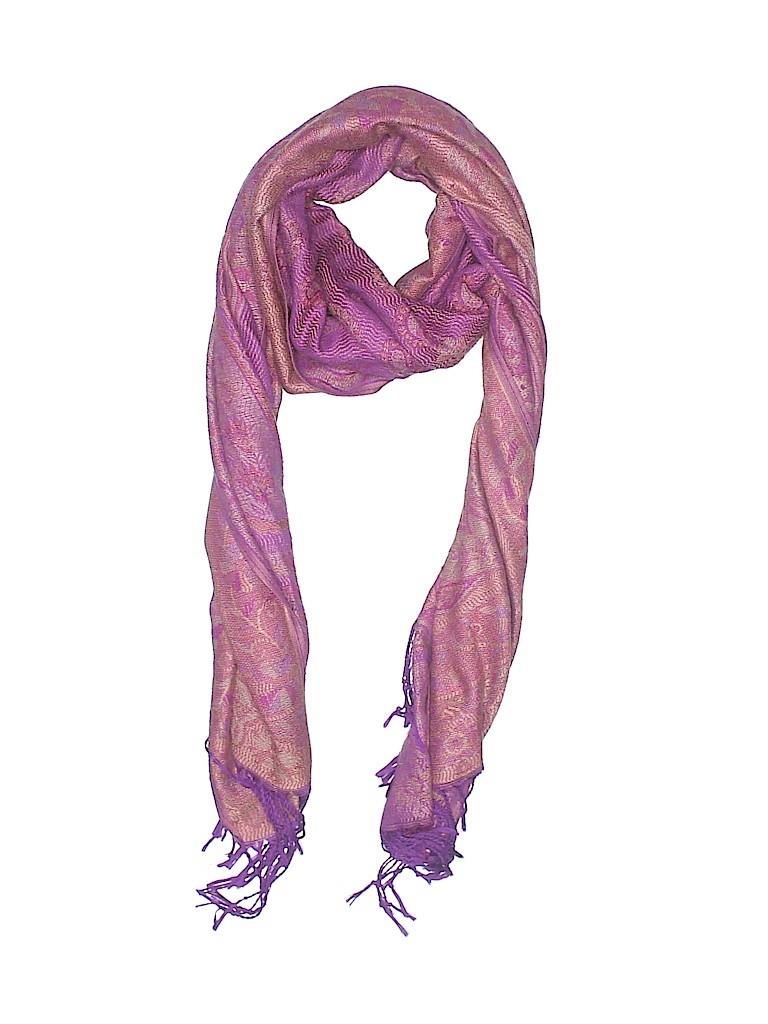 Unbranded Print Purple Scarf One size - photo 1