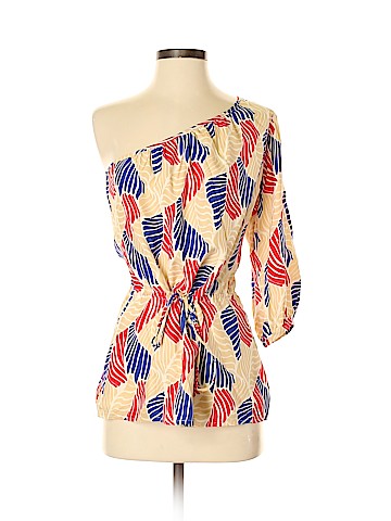 Britt Ryan 3/4 Sleeve Silk Top (view 1)