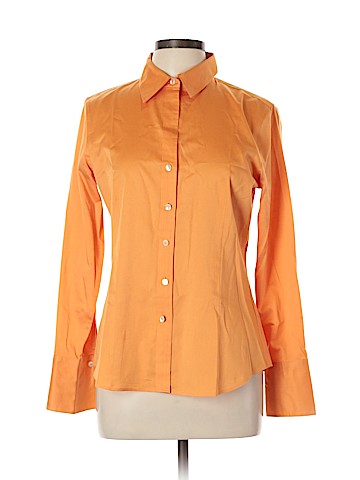 PaperWhite Long Sleeve Button-Down Shirt (view 1)