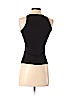 Express Outlet 100% Polyester Black Faux Leather Top Size XS (petite) - photo 2