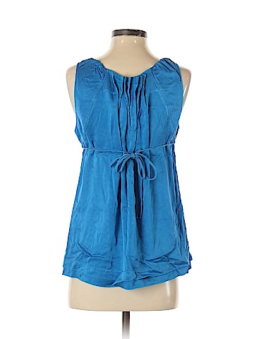 BCBGMAXAZRIA Sleeveless Silk Top (view 2)