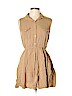 Forever 21 100% Rayon Tan Casual Dress Size L - photo 1