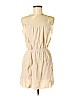 Parker 100% Silk Tan Casual Dress Size XS - photo 1