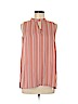 Ann Taylor LOFT Outlet 100% Polyester Pink Sleeveless Blouse Size M - photo 1