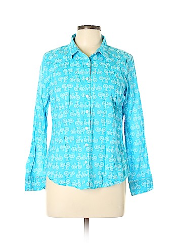 Crown & Ivy Long Sleeve Button-Down Shirt (view 1)