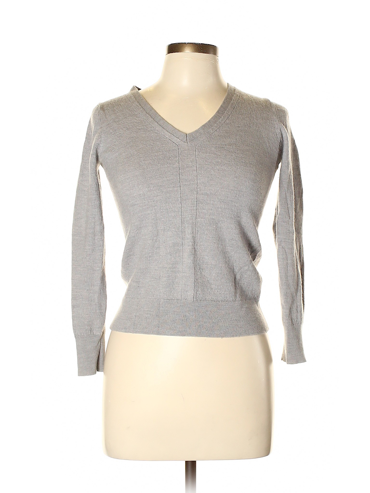 Banana Republic Women Gray Wool Pullover Sweater M | eBay