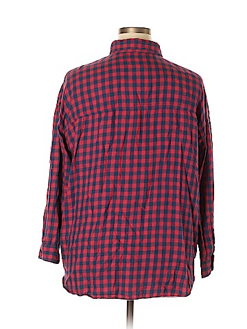 American Eagle Outfitters Long Sleeve Button-Down Shirt (view 2)
