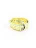 J.Crew 100% Acetate Stripes Yellow Belt Size S - photo 1