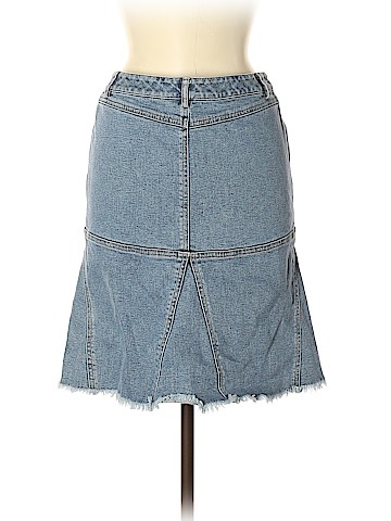 Elie Tahari Denim Skirt (view 2)