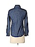 Ann Taylor LOFT Blue Long Sleeve Button-Down Shirt Size XS - photo 2