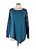 Eileen Fisher 100% Wool Blue Wool Pullover Sweater Size L (petite) - photo 1