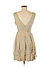 BCBGMAXAZRIA Gold Casual Dress Size 6 - photo 2