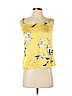 Amanda Uprichard 100% Silk Yellow Sleeveless Silk Top Size P (petite) - photo 1