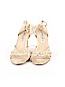 Jimmy Choo 100% Leather Gold Heels Size EU 40 - photo 2