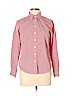 Talbots 100% Cotton Red Long Sleeve Button-Down Shirt Size 10 (petite) - photo 1